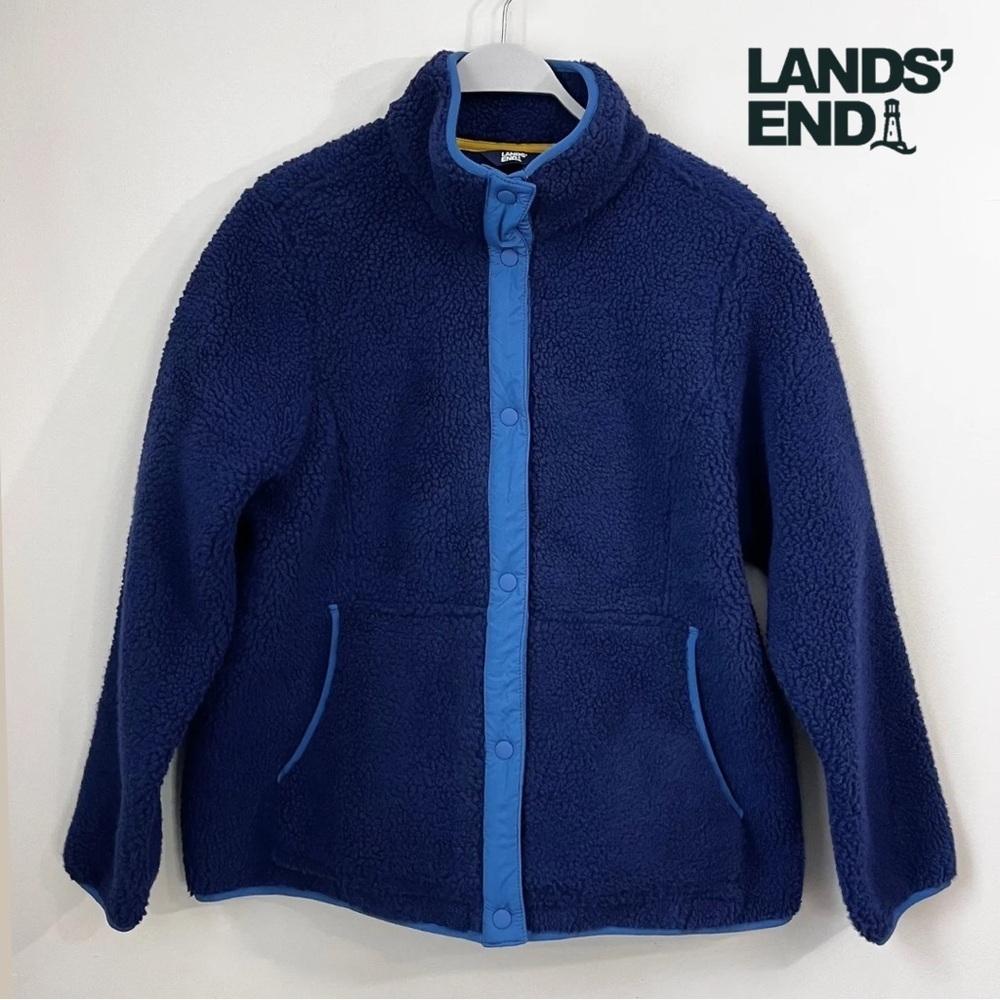 Lands End Women’s Heritage Sherpa Fleece Jacket